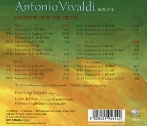 Vivaldi: Complete Oboe Concertos [CD]