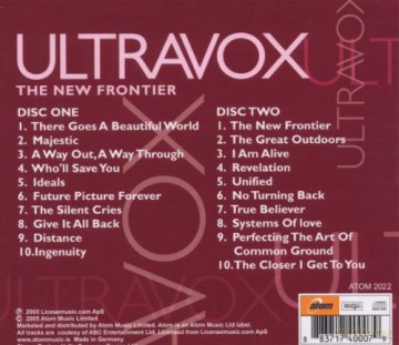 Ultravox: New Frontier [CD]