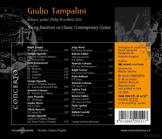 Tampalini: Classic Contemporary Guitar [CD]