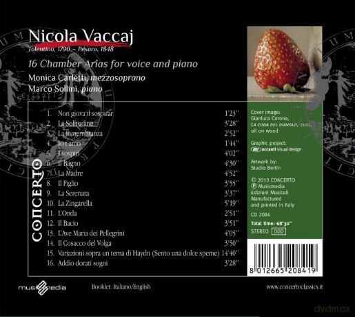 Vaccaj: Chamber Arias [CD]