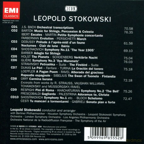 Leopold Stokowski: Leopold Stokowski [10CD]