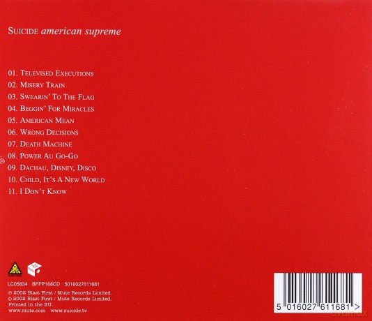 Suicide: American Supreme [CD]