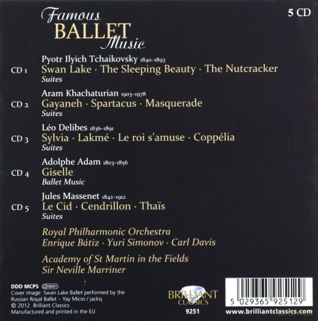 Famous Ballet Music [5CD]