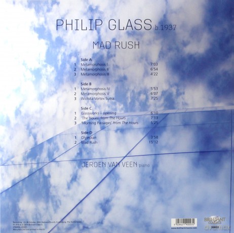 Jeroen Van Veen: Glass: Mad Rush [Winyl]