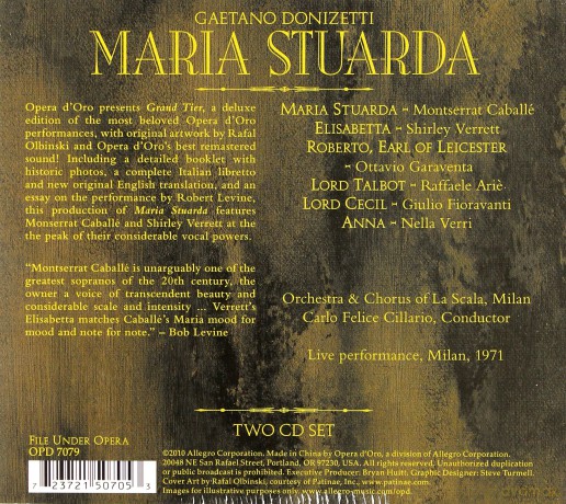 Donizetti: Maria Stuarda [CD]