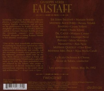 Verdi: Falstaff [CD]