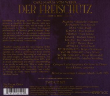 Von Weber: Der Freischutz [CD]