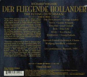 Wagner: Der Fliegende Hollander [CD]
