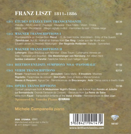 Campanella: Michelle Campanella Plays Liszt [CD]