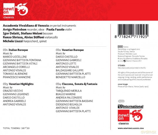 Accademia Vivaldiana Di V: Renaissance Of Venetian B [CD]