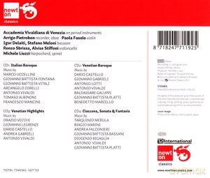 Accademia Vivaldiana Di V: Renaissance Of Venetian B [CD]