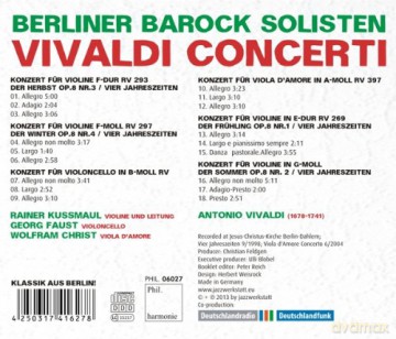 Vivaldi: Concerti [CD]