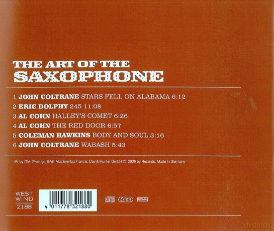 The Art Of Saxophone [CD]