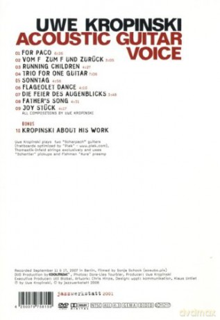 Kropinski: Acoustic Guitar Voice [DVD]