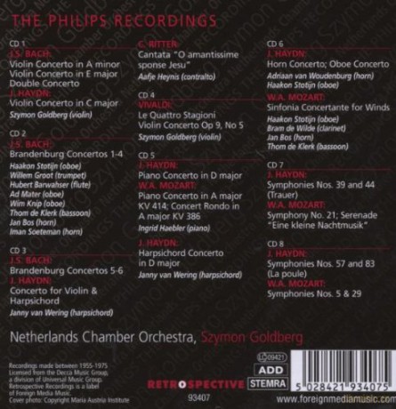 Szymon Goldberg: The Philips Recordings [CD]