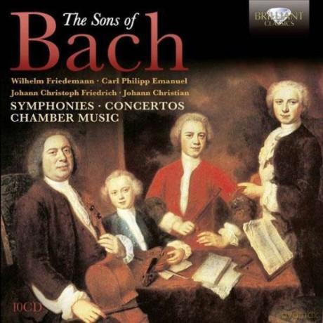 The Sons Of Bach: Symphonies, Concertos, Chamber Music [CD]