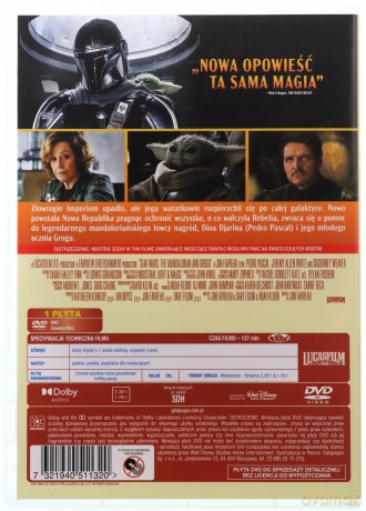 Gwiezdne wojny: Mandalorian i Grogu [DVD]