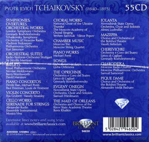 Tchaikovsky Edition (NEW Version) [CD]