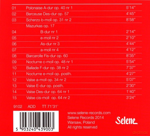 Chopin: Janusz Olejniczak, Piano Recital Vol. 1 [CD]
