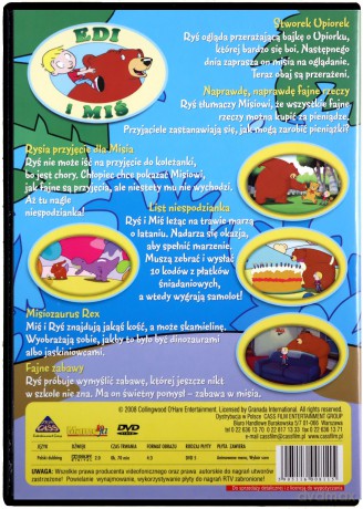 Edi i miś: stworek upiorek i inne historie [DVD]
