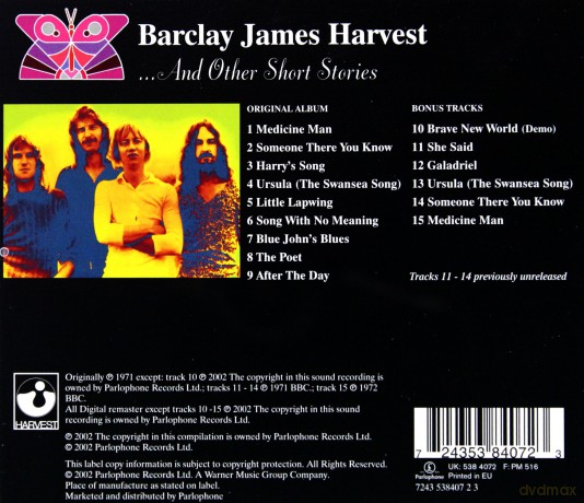 Barclay James Harvest: Barclay James Harvest & Other Stories [CD]