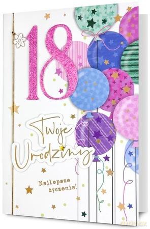 Karnet Urodziny 18