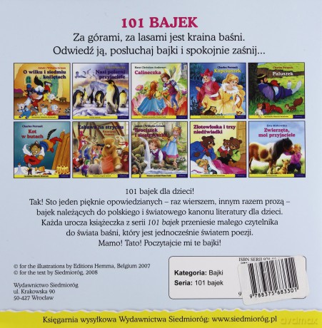 101 bajek - Brzydkie kaczątko [KSIĄŻKA]