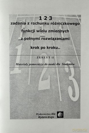 123 zadań z rachunku różniczkowego [KSIĄŻKA]