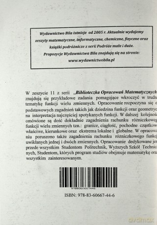 123 zadań z rachunku różniczkowego [KSIĄŻKA]
