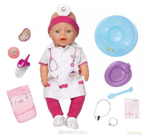 Baby born - Lalka interaktywna lekarz [ZABAWKA]