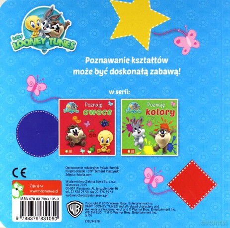 Baby Looney Tunes - Poznaję kształty [KSIĄŻKA]