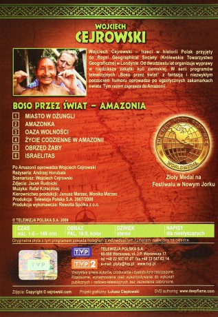 Boso Przez Świat: Amazonia - Wojciech Cejrowski [DVD]