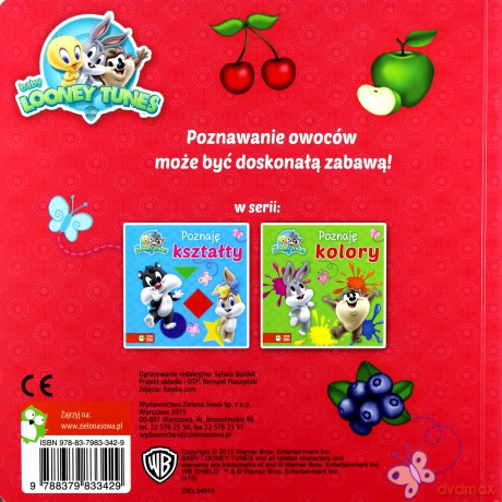 Baby Looney Tunes - Poznaję owoce [KSIĄŻKA]