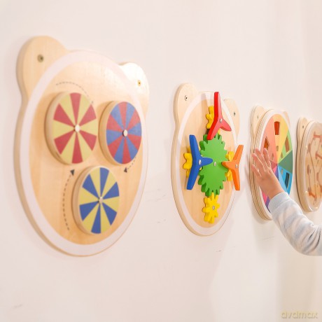 VIGA Drewniana Tablica Kolory Certyfikat FSC Montessori
