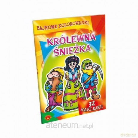 Bajkowe kolorowanki. Królewna Śnieżka [KSIĄŻKA]