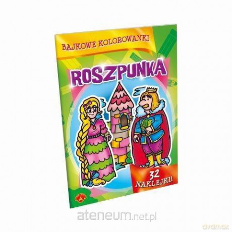 Bajkowe kolorowanki. Roszpunka [KSIĄŻKA]