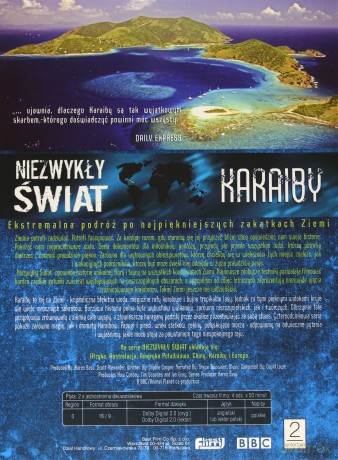 Niezwykły świat: Karaiby (BBC) (digipack) [2DVD]