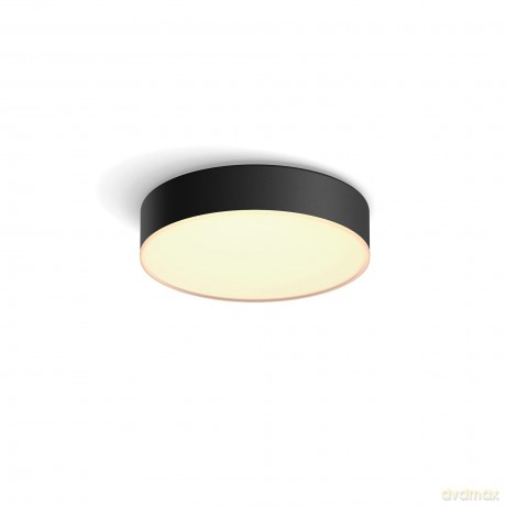 Philips Hue - Enrave Ceiling Lamp Small 26,1 cm - White Ambiance Black