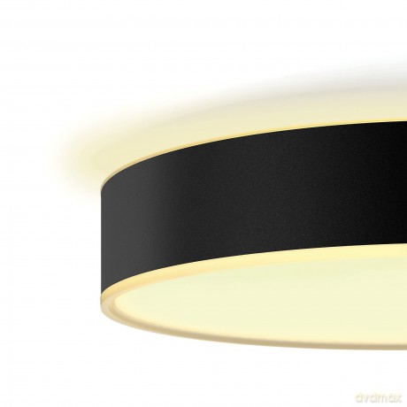 Philips Hue - Enrave Ceiling Lamp Small 26,1 cm - White Ambiance Black