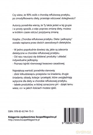 Choroba refluksowa przełyku. Dieta i jadłospisy [KSIĄŻKA]