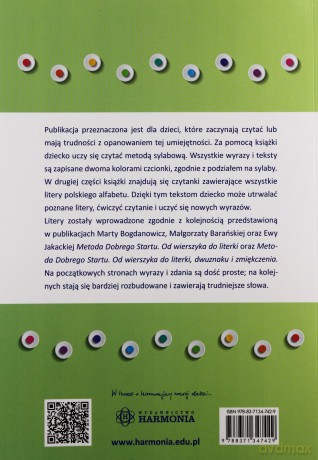 Czytanki. Materiały do nauki czytania metodą sylabową [KSIĄŻKA]