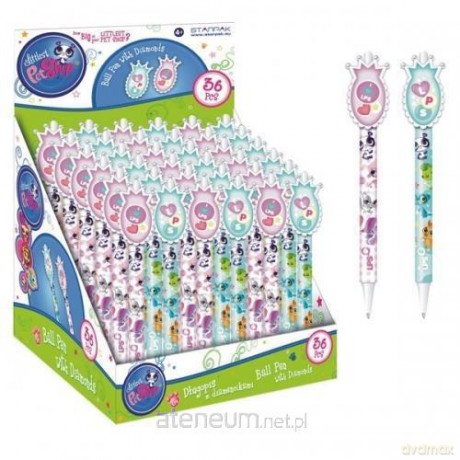 Długopis z diamentami Littlest Pet Shop 36szt