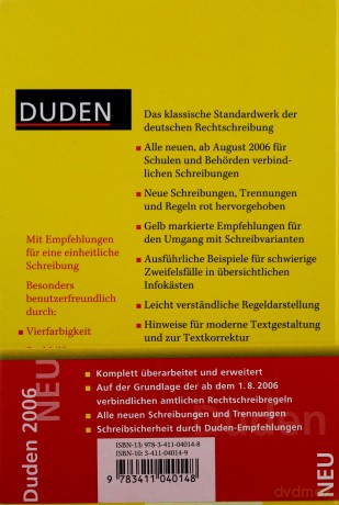 Duden 1 Die deutsche Rechtschreibung [KSIĄŻKA]