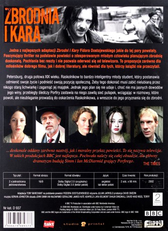 Zbrodnia i kara (BBC) (digipack) [2DVD]
