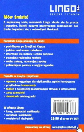 Grecki. Rozmówki z wymową i słowniczkiem [KSIĄŻKA]
