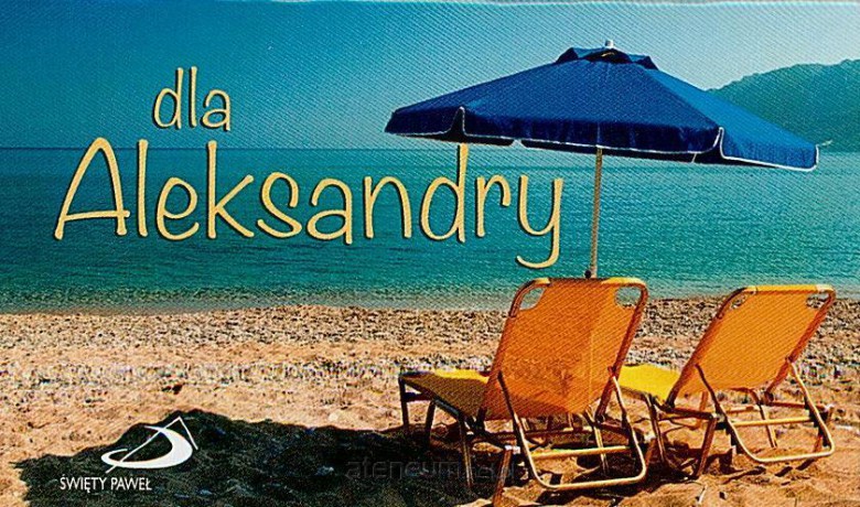 Imiona - Dla Aleksandry [KSIĄŻKA]