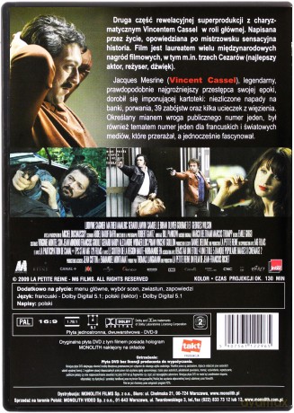 Wróg publiczny numer 1 cz. 2 [DVD]