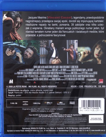 Wróg publiczny numer jeden cz.2 [Blu-Ray]