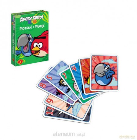 Karty Piotruś + Pamięć. Angry Birds Rio [KARTY]