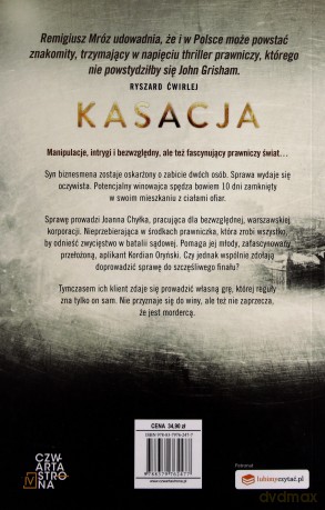Kasacja - Remigiusz Mróz [KSIĄŻKA]